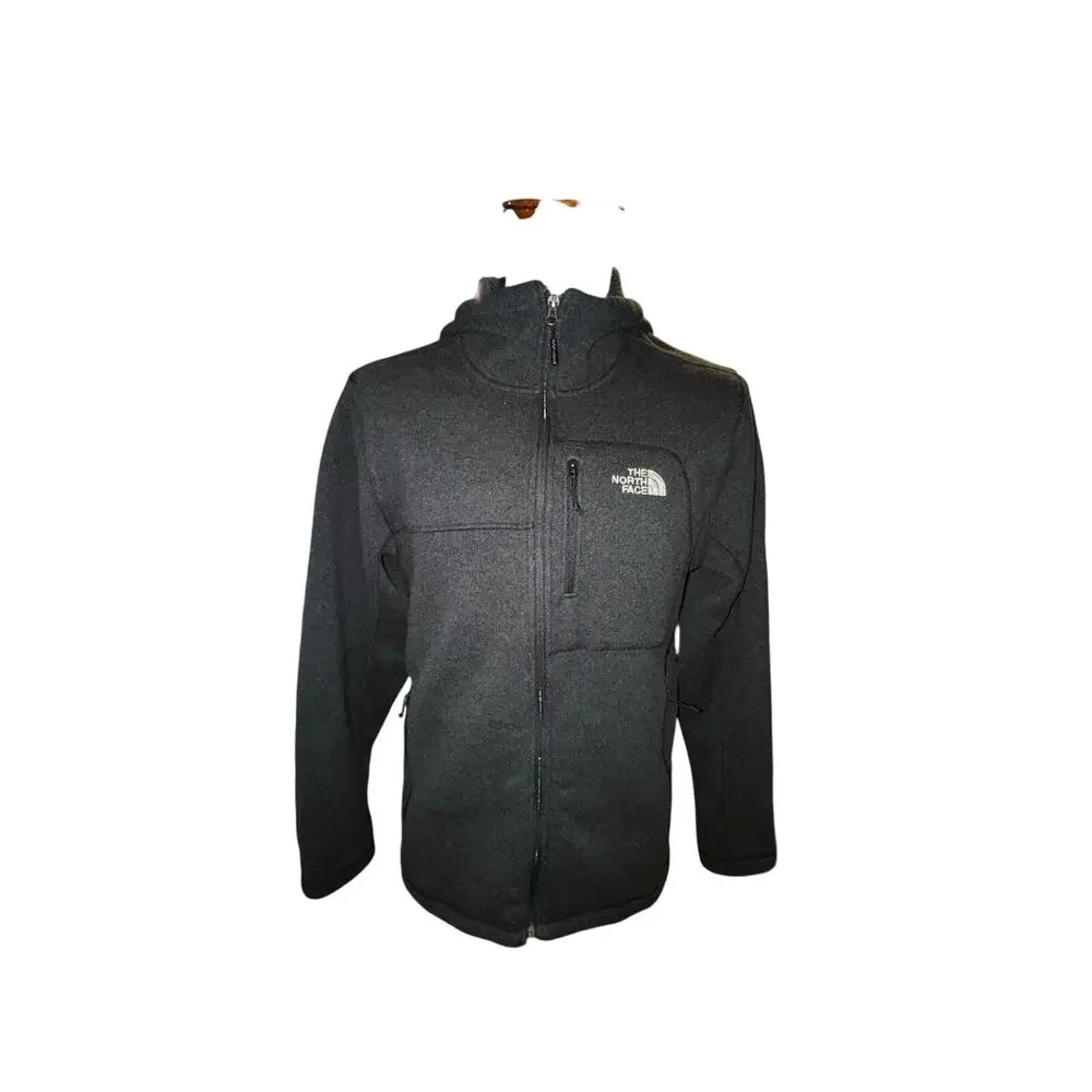 The North Face Men’s Black Zip Up Fleece Jacket Large Full‎ Zip